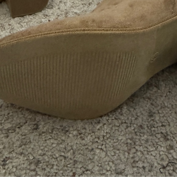 Lulu’s x Matisse Spirit Fawn Pointed Toe Camel Suede Ankle Block Heel Boots NWOT - Picture 12 of 15
